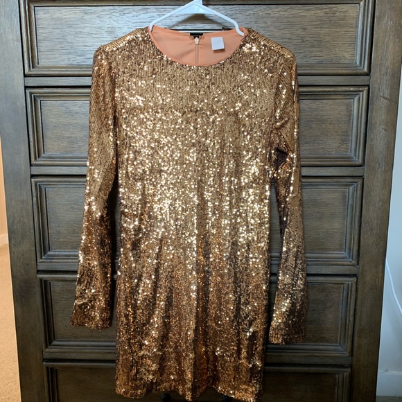 Bronze sparkle ale by Alessandra New Year’s Eve dress s - Picture 4 of 5